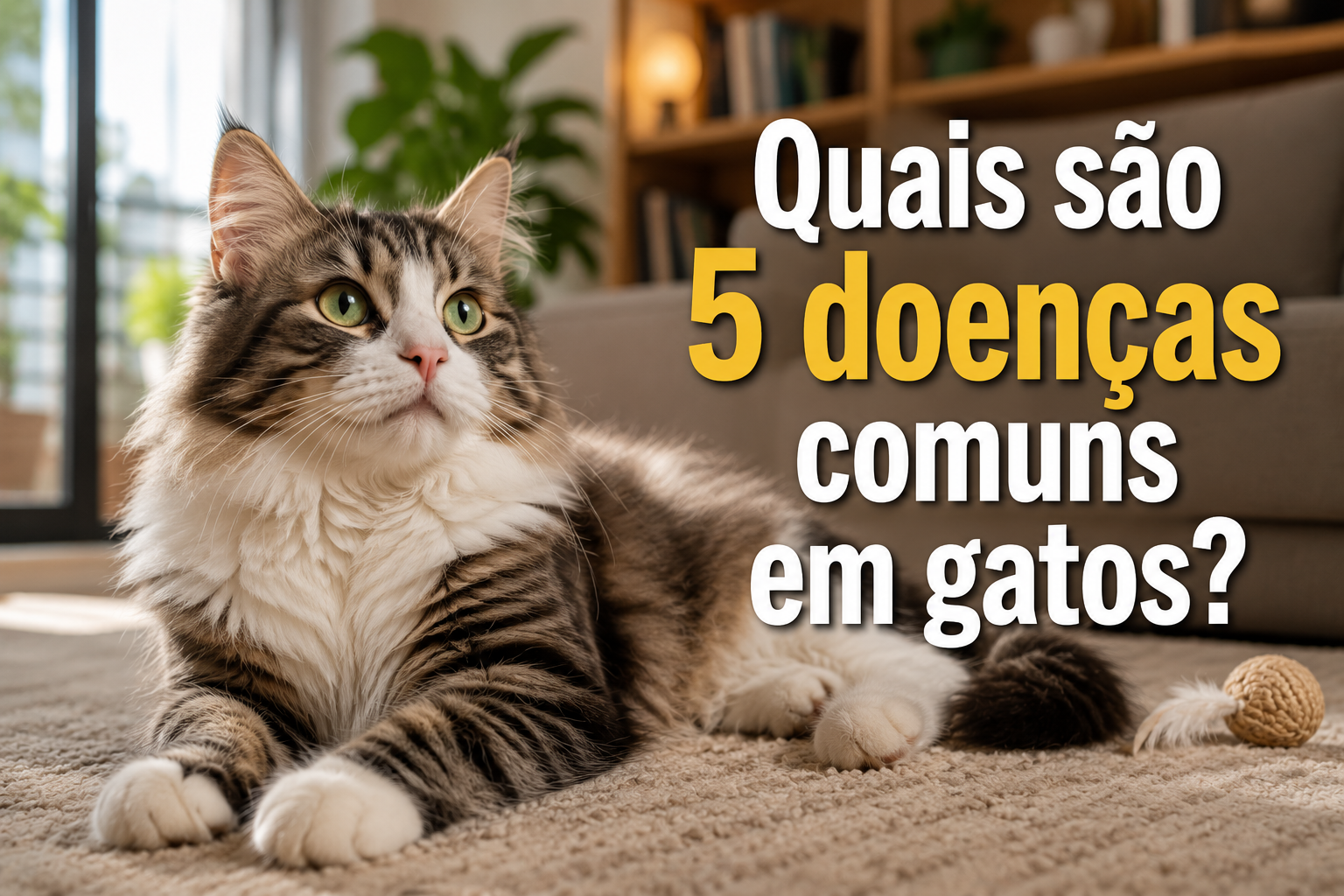 5 doenças comuns em gatos
