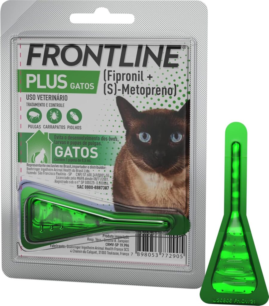 Antipulgas e Carrapatos Frontline Plus para Gatos
