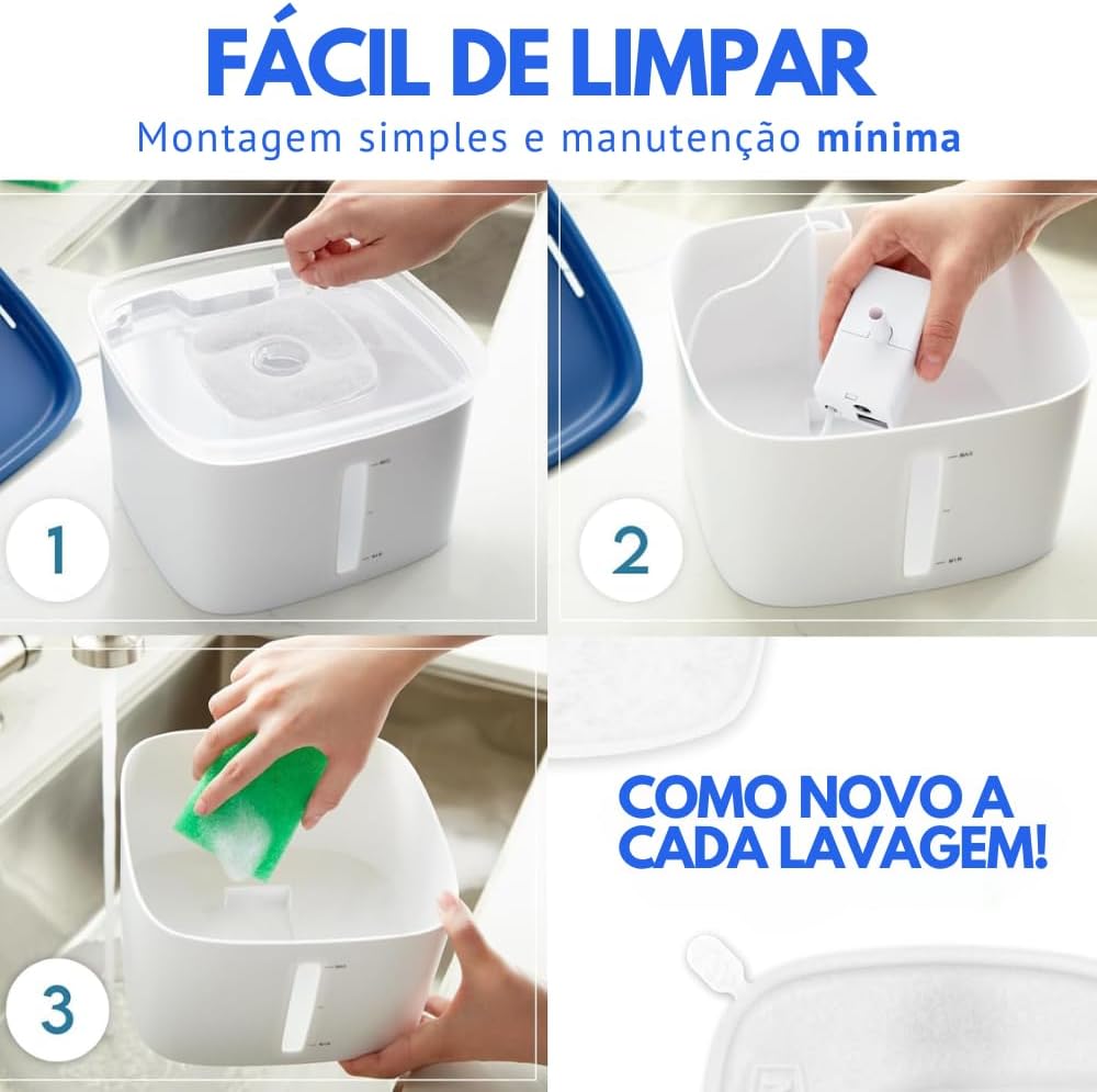 Bebedouro Automático para Gatos 3 litros