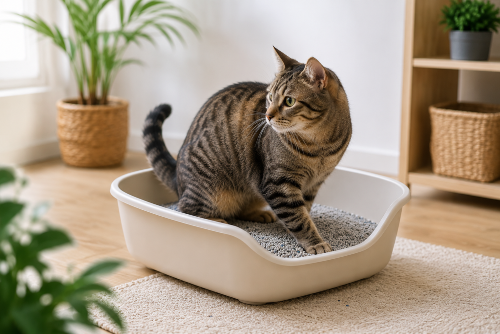 Melhor areia para gatos