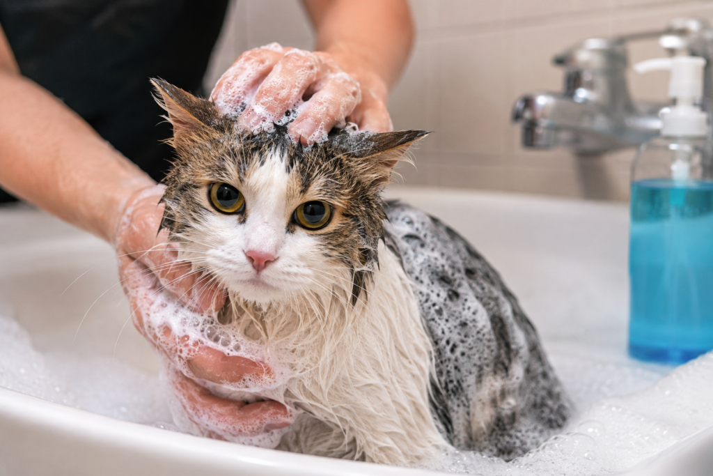 Melhor shampoo para gatos