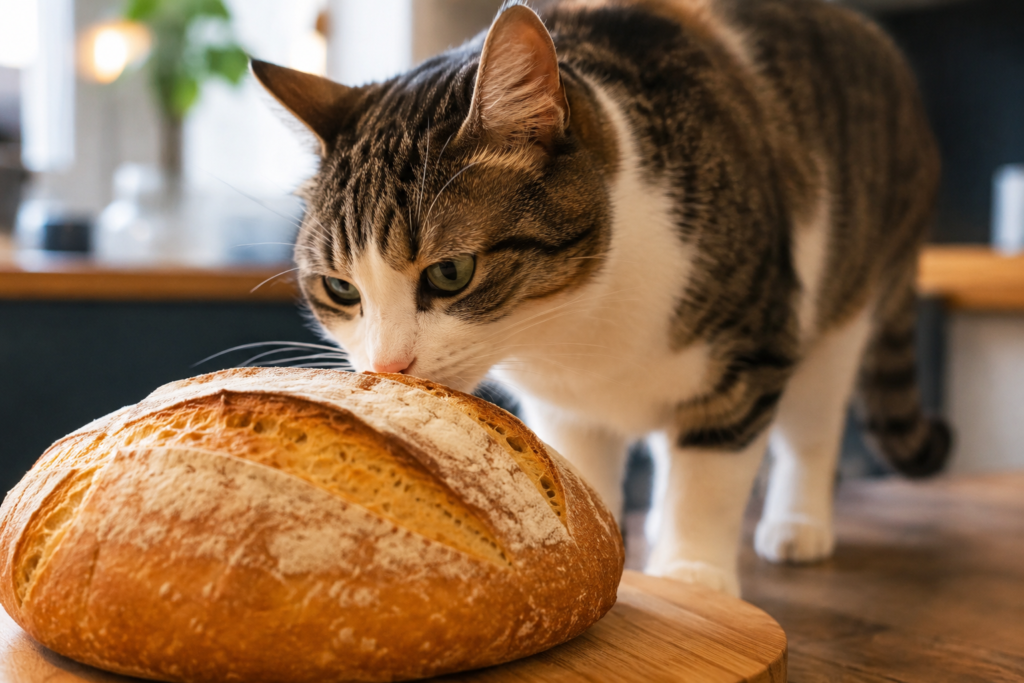 Pode dar pão para o gato