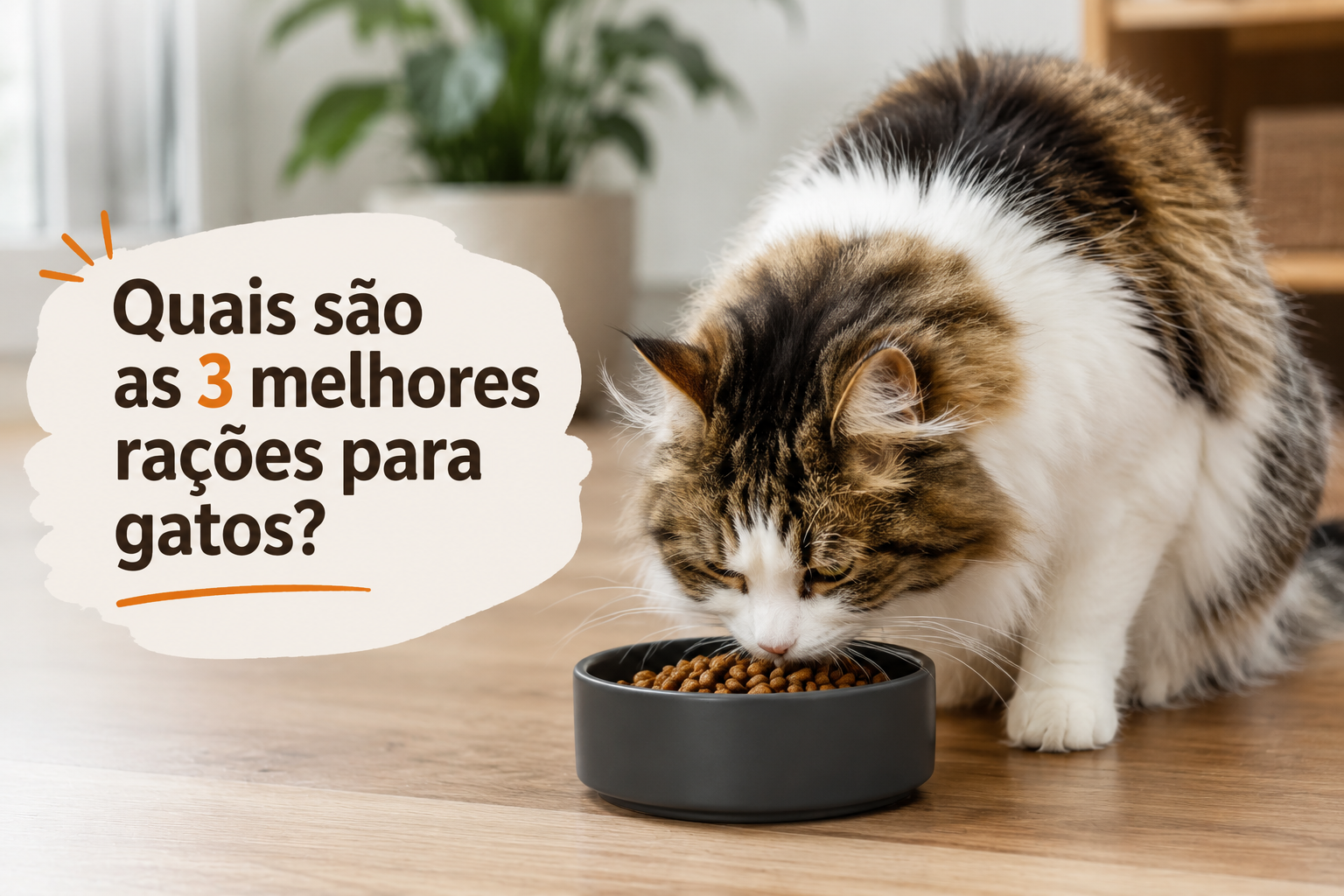 Quais são as 3 melhores rações para gatos
