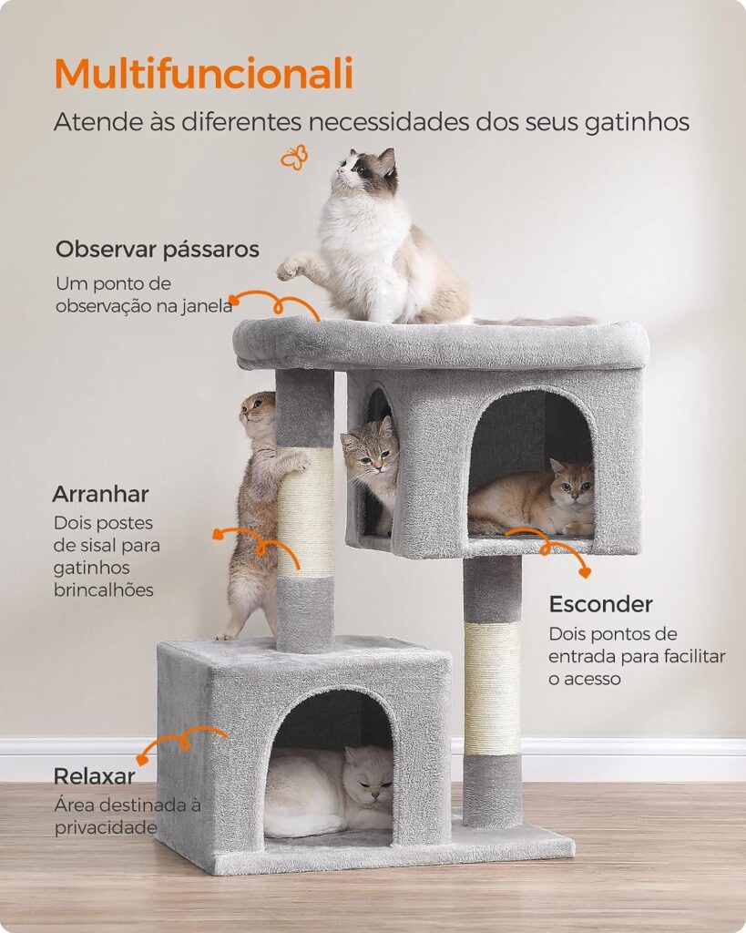 Árvore para Gatos Grandes Feandrea