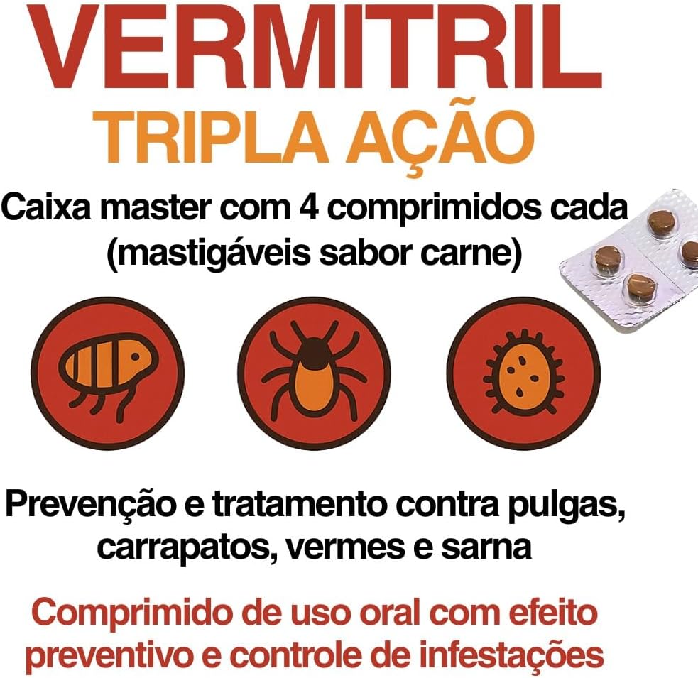 Vermitril Anti Pulgas para Gatos